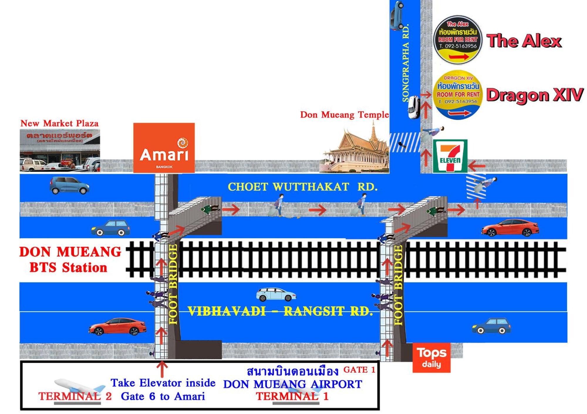 Dragon XIV Hostel Bangkok Bagian luar foto